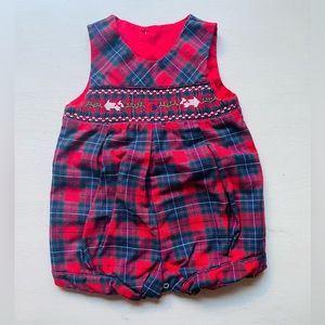 Vintage Christmas Baby Onesie